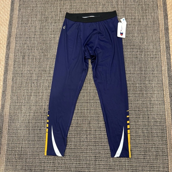 Champion Purple and Yellow Ultrafuse leggings - Picture 1 of 3